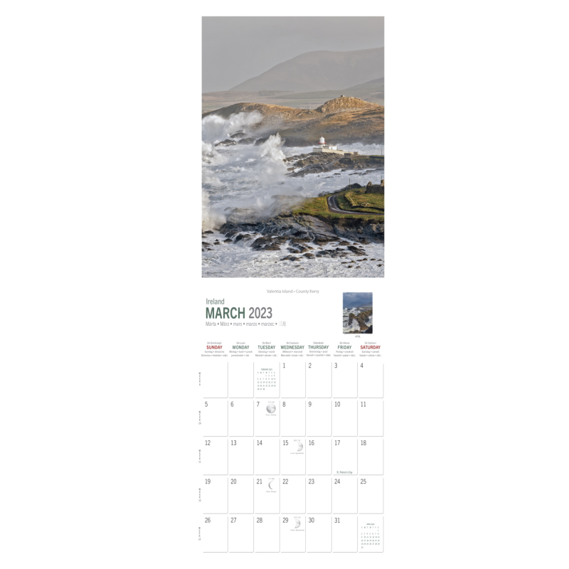 A5 Wild Ireland Scenic Views 2023 Calendar Photographer Liam Blake